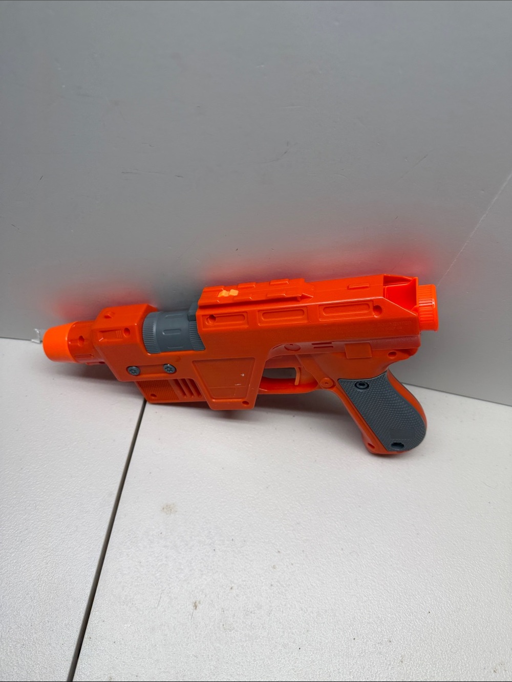 STAR WARS Electronic Orange Blaster Gun Hasbro 2016 Nerf Sound Light Works - Picture 4 of 4